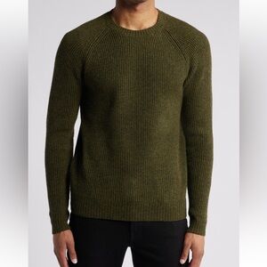 Schott bros crew neck sweater. Like new. Worn once. Note- not green. Its gray